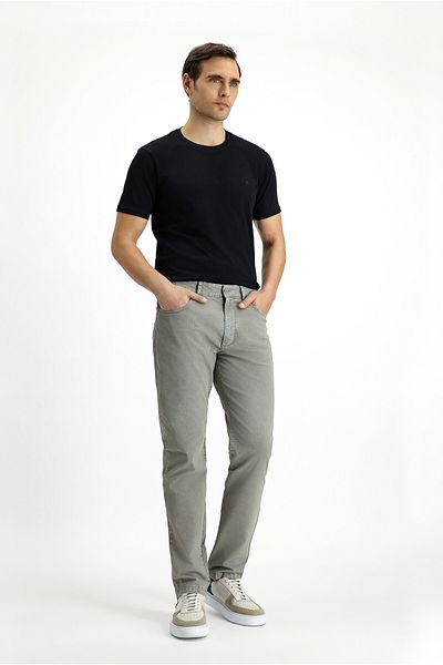 Kiğılı Regular Fit Lycra Canvas / Chino Pants