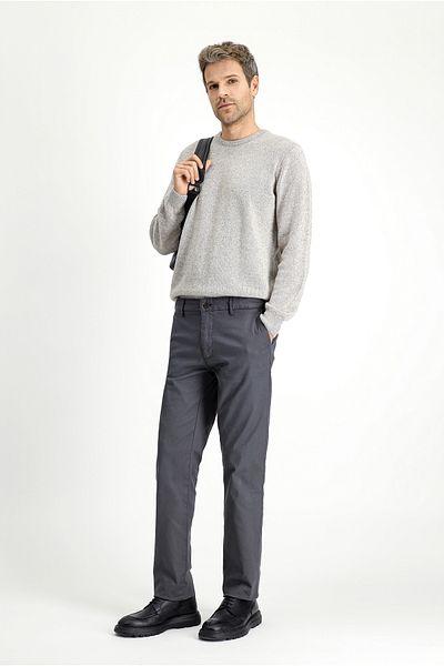 Kiğılı Regular Fit Patterned Lycra Canvas / Chino Pants