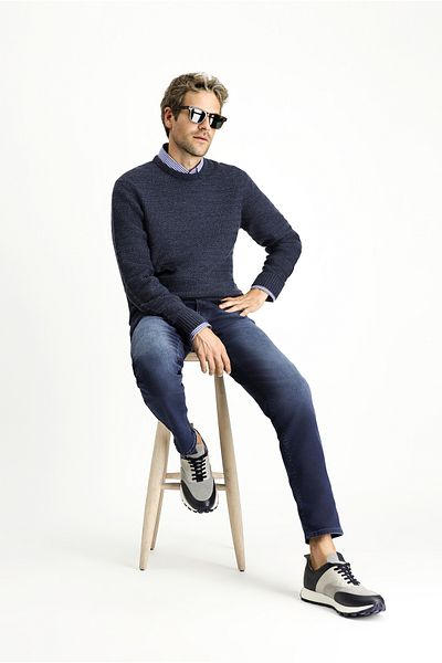 Kiğılı Regular Fit Lycra Denim Trousers