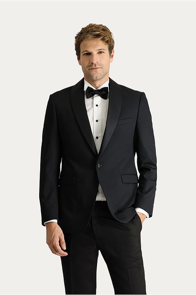Kiğılı Tuxedo and Groom Suit - Slim Fit Shawl Collar Slim Fit