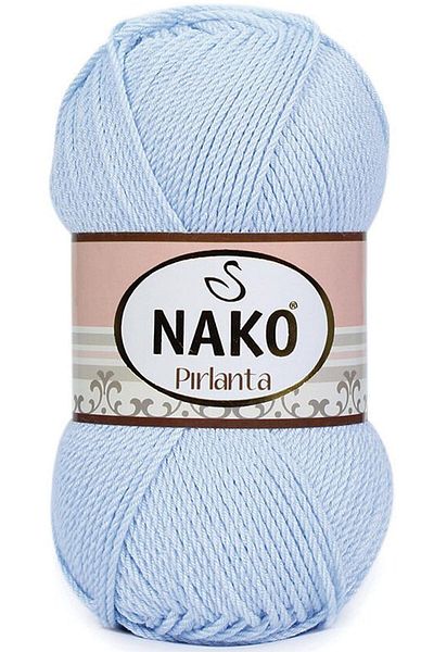 NAKO Diamond Amigurumi Πλεκτό νήμα χειρός 5 Συσκευασία Ανοιχτό μπλε 1820