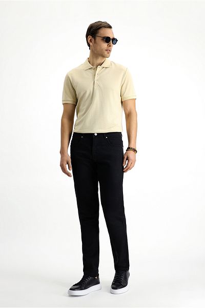 Kiğılı Regular Fit Lycra Denim Trousers