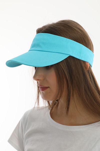 Ritagarcia Unisex Turquoise Tenisci Visor Hat with Uv Protection