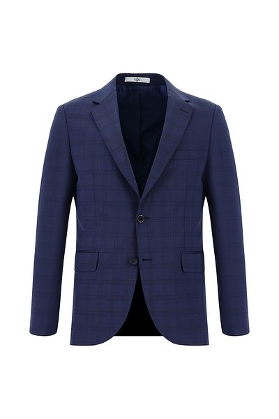 Kiğılı Plaid Patterned Slim Fit Woolen Suit