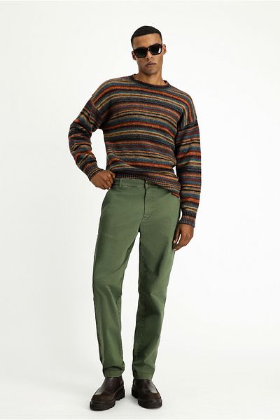 Kiğılı Regular Fit Lycra Canvas / Chino Pants