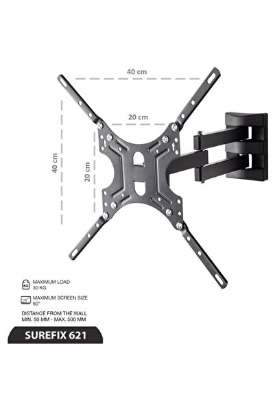 Sonorous Surefix 621 26''- 65'' Hareketli Askı Aparatı