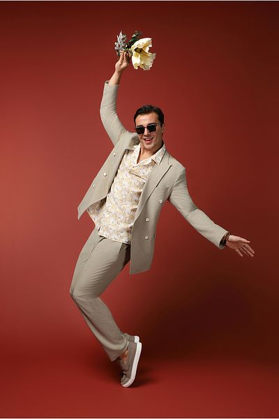 Kiğılı Regular Fit Linen Blend Double Breasted Suit