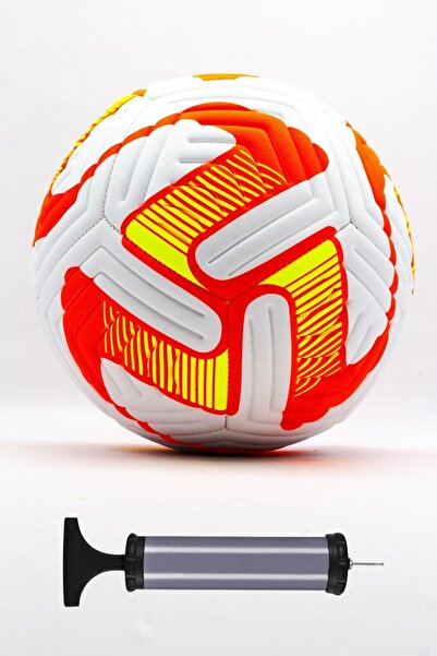 ASL SPORT Futbol Topu Dikişli Sert Zemin Ve Halı Saha Futbol Topu Sarı-kırmızı