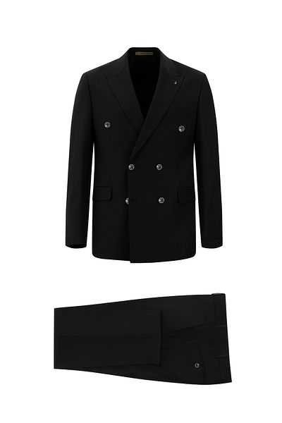 Kiğılı Regular Fit Woolen Double Breasted Suit