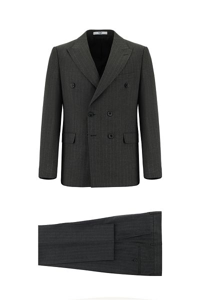 Kiğılı Slim Fit Slim Fit Striped Double-Breasted Suit