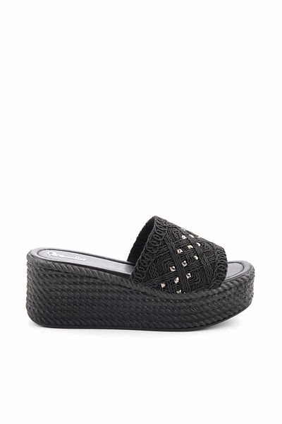 Bambi Black Women's Slippers K04823071116