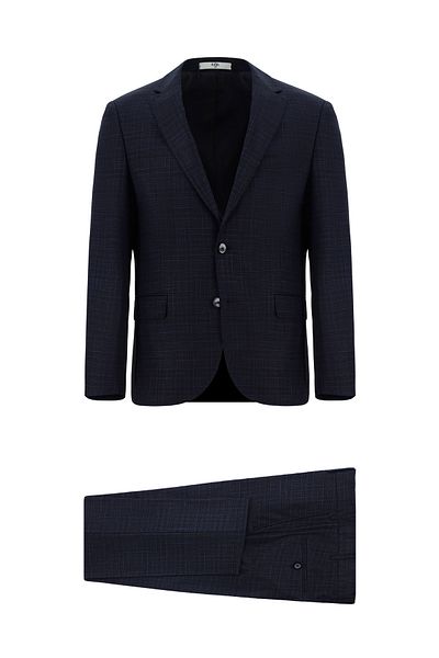 Kiğılı Slim Fit Slim Fit Classic Plaid Suit