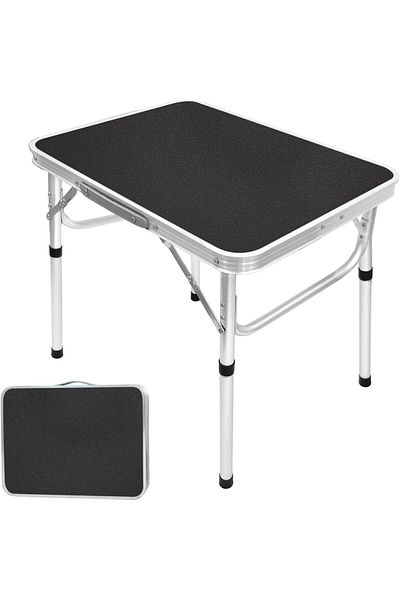 VINNYSEN Folding Table, Portable Lightweight Folding Camping Table, Aluminum Small Folding Table