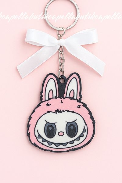 Capella Labubu Figured Coquette Keychain and Bag Ornament Charm