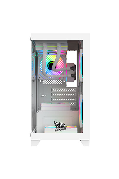 gameagle TORNADO BİLGİSAYAR KASASI + 750W +80 POWER + SIVI SOĞUTMA (BEYAZ)