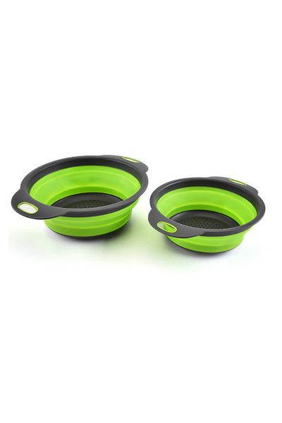 Generic Collapsible Colander Set - Green