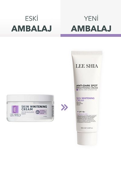 Lee Shia 100ml Whitening Blemish Cream - RICE BRAN, NIACINAMIDE, ARBUTIN, SPF15