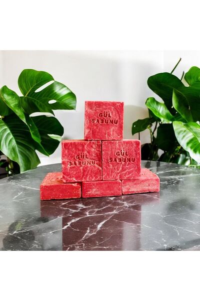 ASLANCAN صابون الورد الطبيعي - صناعة يدوية، قطعة واحدة