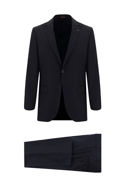 Abdullah Kiğılı Classic Striped Cashmere Suit