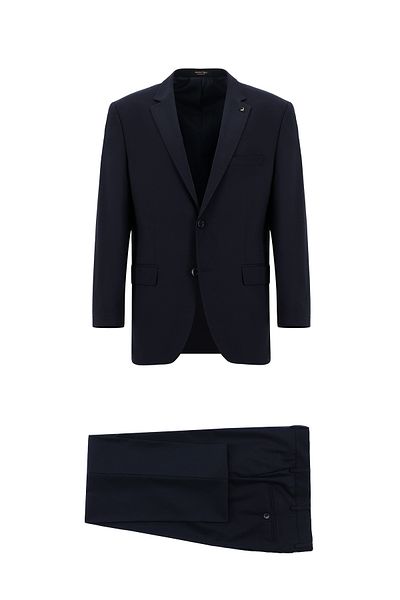 Abdullah Kiğılı Relax Fit Comfortable Cut Woolen Patterned Combination Suit