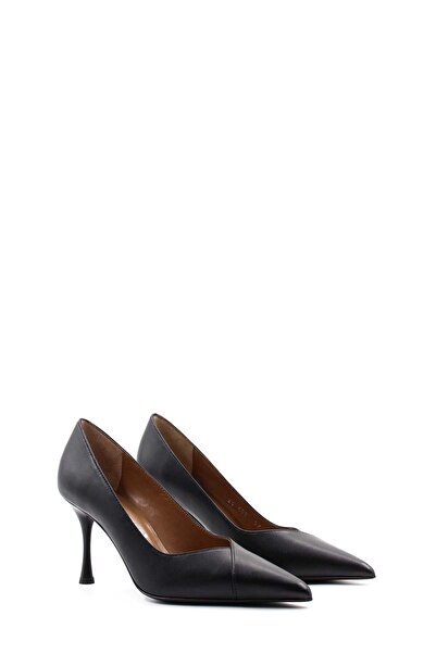 FAST STEP Hakiki Deri Kadın İnce Topuk Ayakkabı 019ZA24-485