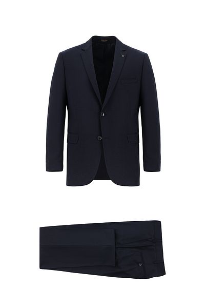 Abdullah Kiğılı Woolen Patterned Regular Fit Combination Suit