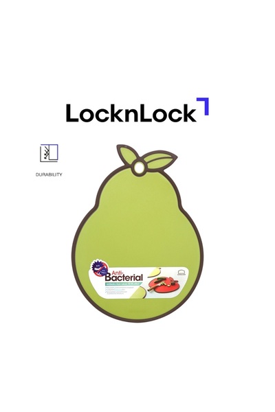 locknlock لوح تقطيع الكمثرى المضاد للبكتيريا: متين وصحي وأنيق