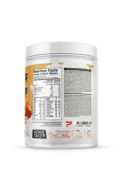 Proteinocean Protein Meal |   Protein Food Powder - Crunchy Caramel - 600g X 2 Pieces