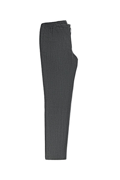 Abdullah Kiğılı Super Slim Fit Extra Slim Fit Woolen Elastic Waist Drawstring Trousers