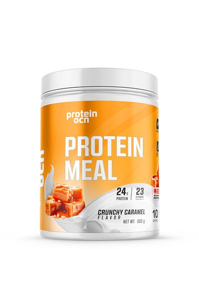 Proteinocean Crunchy Caramel Protein Food Powder - 600g - 10 Servings
