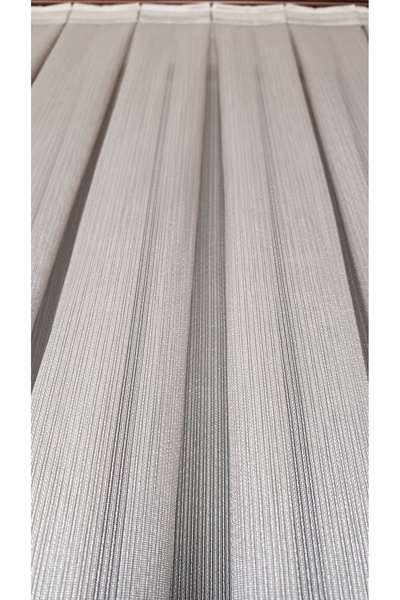 Yuka Gray Glossy Steel Knitted Tulle Curtain 1/3 Frequent Battery Does Not Wrinkle Does Not Want Ironing Skirt with Lead