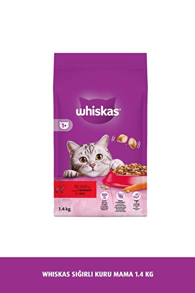 Whiskas Biftekli Kuru Kedi Maması 1,4 Kg