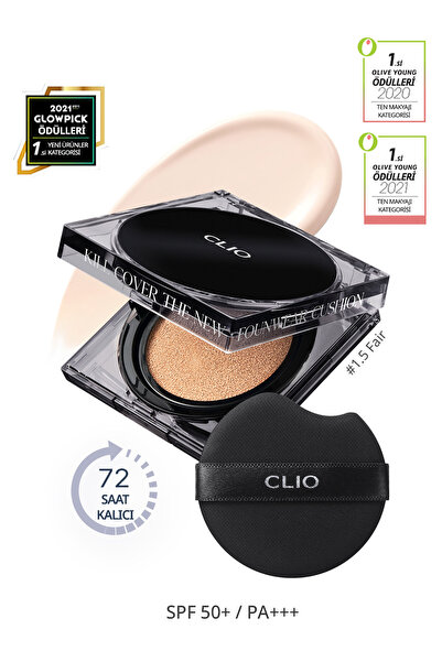 CLIO Cushion of CLIO - إعادة التعبئة، RefillSPF50+PA+++، 1.5Fair - The New Fo...