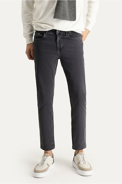 Abdullah Kiğılı Lycra Slim Fit Denim Trousers - Slim Fit