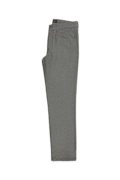 Abdullah Kiğılı Slim Fit Slim Fit Striped Wool Fabric Trousers