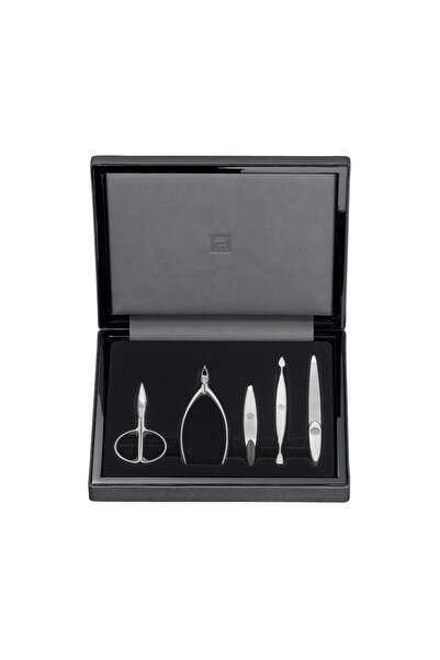 ZWILLING Classic Manikür Seti Dana Derisi 4 Parça Siyah