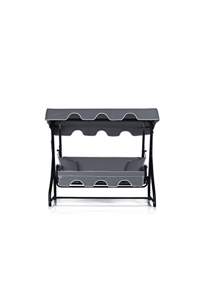 Erinöz Olea 3 Kişilik Bahçe Balkon Teras Salıncağı - Antrasit