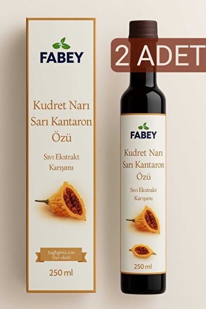 esfabey Kudret Narı & Sarı Kantaron Özü Sıvı Ekstrakt Karışımı 250ml X 2 Adet