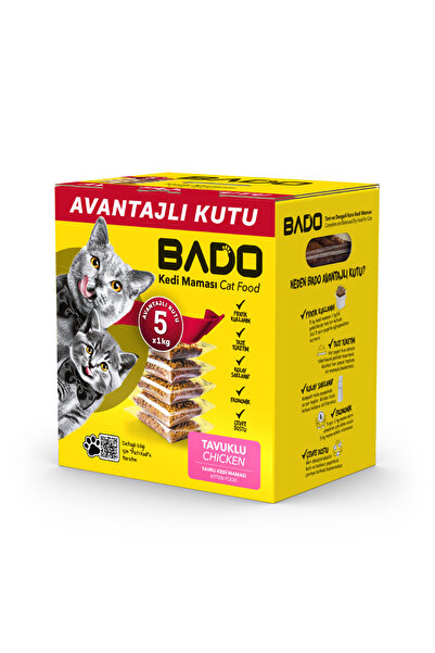 Bado Yavru Kedi Maması Tavuklu 5x1kg