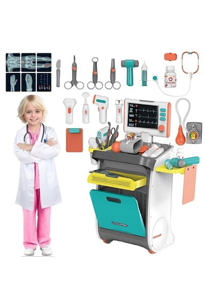indiggo Cărucior medical interactiv pentru copii - Happy Doctor Indiggo