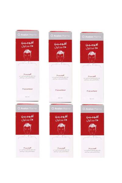AVALON محلول أفوجين مينوكسيديل ٥٪ ٥٠ مل (٦ عبوات)