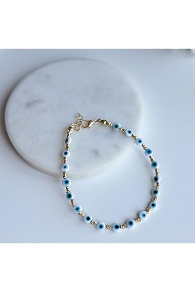 Venus Design Nazar - Dorika Bead Anklet