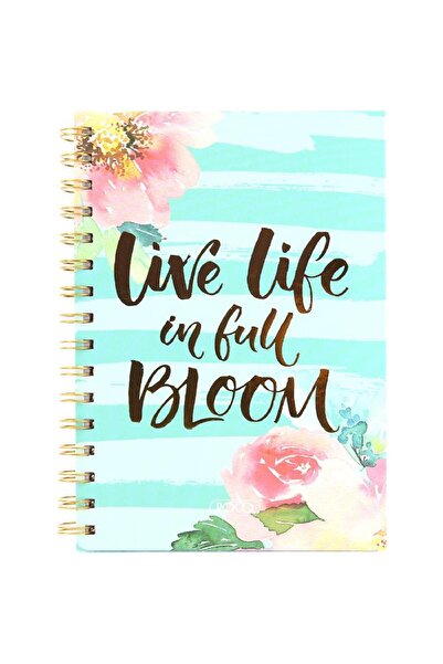 Roco دفتر ملاحظات "عِش الحياة في أوج ازدهارها" A5، 80 ورقة، مسطرة مفردة (عربي...