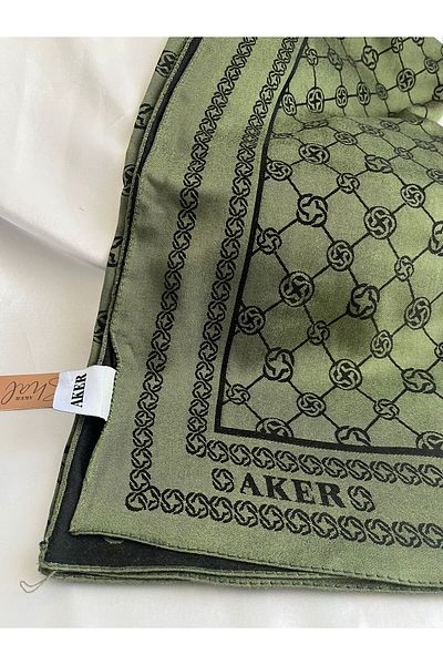 AKERS Green Color High Quality Women's Shawl