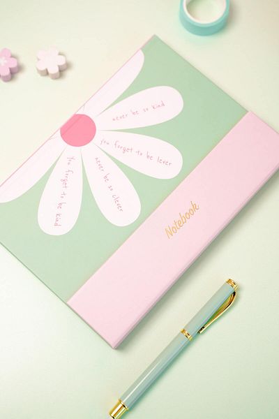 Matt Notebook دفتر ملاحظات مغناطيسي مقاس A5 مقاس 15 × 21 مخطط ديزي