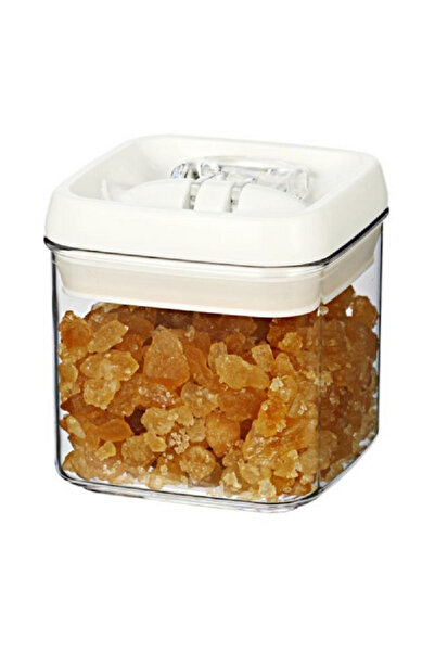 Felli Flip-Tite Square Food Storage Container Clear and White