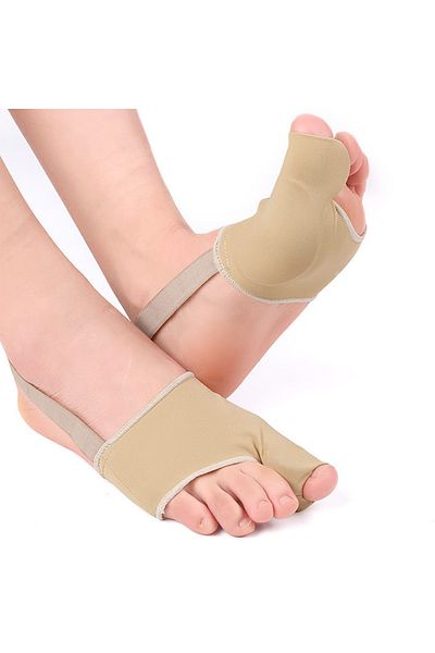 zenifique Set of 2 Mount Protectors, With Silicone Toe Separator Zenifique, Beige, Size L