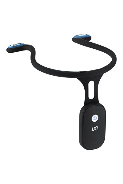 zenifique Corector Inteligent De Postura, Cu Vibratii, Pentru Indreptarea Spatelui, Afisaj, Negru