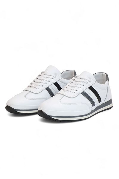 Konfores 2181-Luısfıgo Genuine Leather Top Quality Anatomical Sole Men's Casual Sneakers Shoes