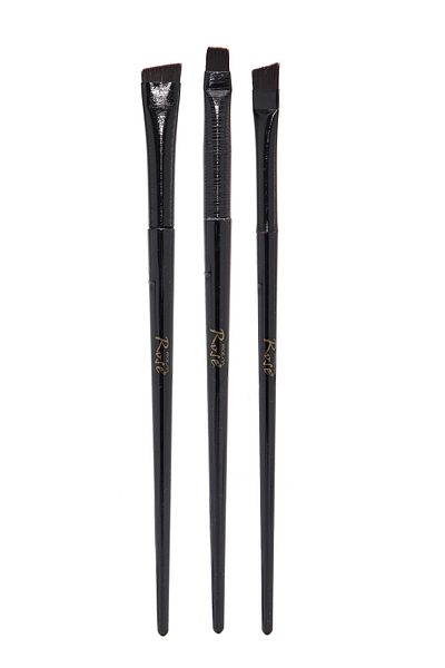 Roesıa Rose Cosmetics Rose 3-Piece Black Eyeshadow Brush Set